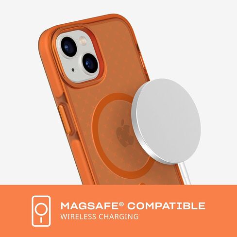 tech21 iPhone 14 Pro Max Evo Check متوافق مع MagSafe® - حافظة هاتف واقية نحيفة وممتصة للصدمات مع حماية متعددة الصدمات FlexShock بطول 16 قدمًا وأزرار إضافية in Saudi Arabia