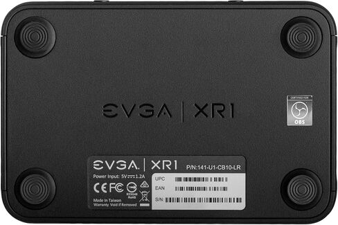 EVGA XR1 Capture Card, Certified for OBS, USB 3.0 Capture Device, 4K Pass Through, ARGB, Audio Mixer, PC, PS5, PS4, Xbox Series X and S, Xbox One, Nintendo Switch in Saudi Arabia
