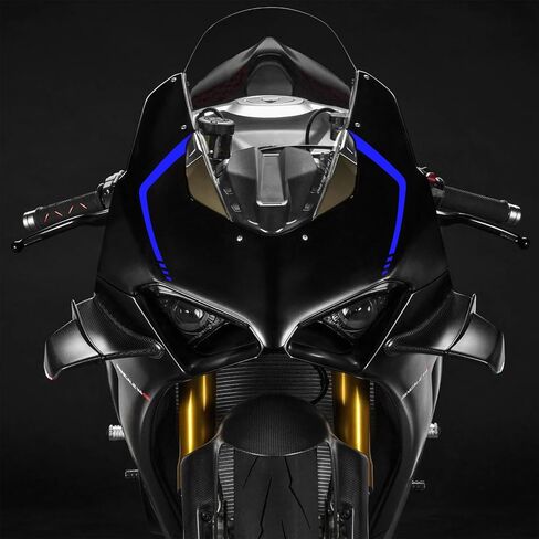 Motorcycle Decal Sticker, Fairing Decal Vinyl Sticker for Ducati Panigale V4 V4S 2020-2021(Blue) in Saudi Arabia