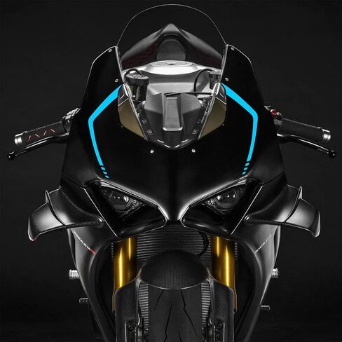 Motorcycle Decal Sticker, Fairing Decal Vinyl Sticker for Ducati Panigale V4 V4S 2020-2021(Blue) in Saudi Arabia