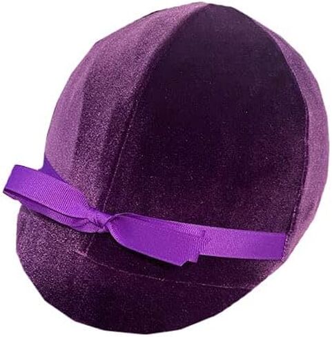 Purple Velvet Helmet Cover in Saudi Arabia