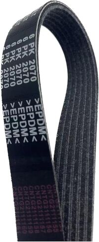 6PK2460 حزام سيربنتين 6 أضلاع 96.85 بوصة للسترة 1990-1994 كامارو 1987-1989 تاون آند كانتري 1996-1997 غرناطة 1982 ثندربيرد 1982 LR4 2010-2012 رينج روفر 2010-2012 كونتيننتال 1982 EPDM in Kuwait