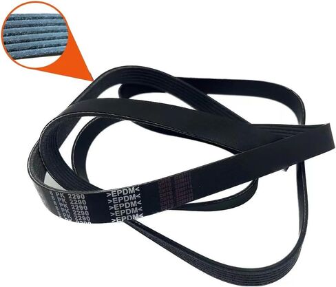 6PK2460 حزام سيربنتين 6 أضلاع 96.85 بوصة للسترة 1990-1994 كامارو 1987-1989 تاون آند كانتري 1996-1997 غرناطة 1982 ثندربيرد 1982 LR4 2010-2012 رينج روفر 2010-2012 كونتيننتال 1982 EPDM in Kuwait