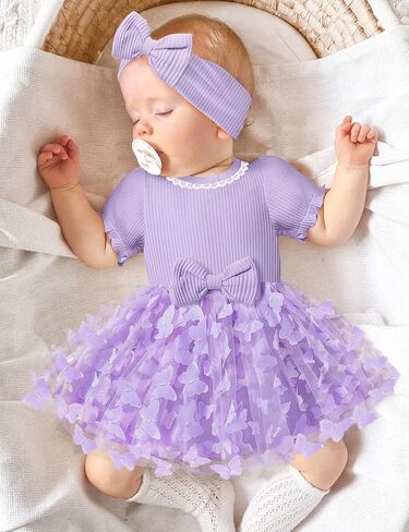 فستان للفتيات الصغيرات بأكمام منتفخة، فستان توتو على شكل فراشة، فستان من التول على شكل فراشة، فساتين أميرات لحفلات أعياد الميلاد in Kuwait