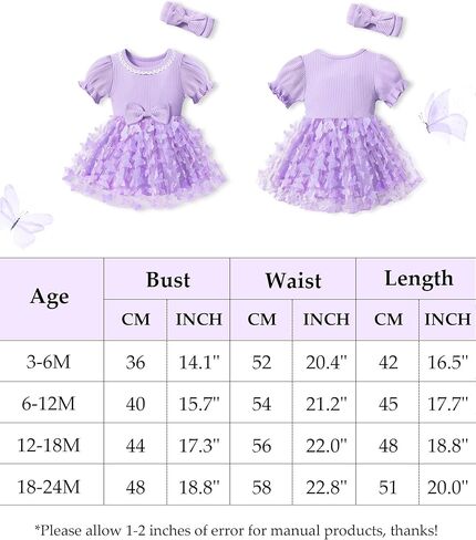 فستان للفتيات الصغيرات بأكمام منتفخة، فستان توتو على شكل فراشة، فستان من التول على شكل فراشة، فساتين أميرات لحفلات أعياد الميلاد in Kuwait