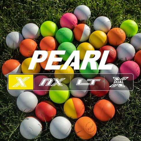 X Greaseless Lacrosse Balls by Guardian Innovations, 3 Pack, White - Official Ball of NCAA Championships - Meets NOCSAE Standards and SEI/NCAA/NFHS Certified in Saudi Arabia