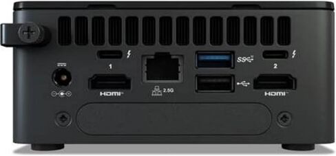 Intel 2023 NUC ​​13 Pro Kit NUC13ANHi7 طويل القامة كمبيوتر مكتبي صغير للأعمال، الجيل الثالث عشر 12-Core i7-1360P حتى 5.0 جيجا هرتز، 64 جيجا بايت DDR4 RAM، 4 تيرابايت PCIe SSD، WiFi 6، بلوتوث 5.3، Windows 11 Pro، كابل AZ-XUT in Saudi Arabia