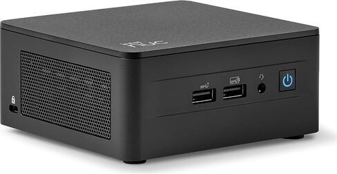 Intel 2023 NUC ​​13 Pro Kit NUC13ANHi7 طويل القامة كمبيوتر مكتبي صغير للأعمال، الجيل الثالث عشر 12-Core i7-1360P حتى 5.0 جيجا هرتز، 64 جيجا بايت DDR4 RAM، 4 تيرابايت PCIe SSD، WiFi 6، بلوتوث 5.3، Windows 11 Pro، كابل AZ-XUT in Saudi Arabia