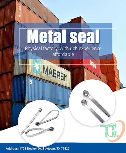 Cargo Container Seals Numbered Metal Truck Seals Security Seal Tamper Seal Shipping Seals Tamper Resistant Seals for Truck Trailer(100 PCS) in Saudi Arabia