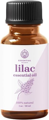 زيت الليلك العطري - زيت عطري غير مخفف بدرجة ممتازة 100% (1 أونصة) | للعلاج بالروائح والصابون والمستحضرات والشموع | نباتي ولم يتم الإساءة إلى الحيوانات لتصنيعه in Kuwait