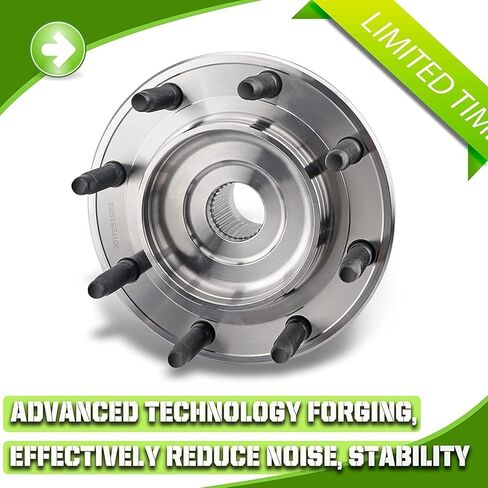 Front Wheel Bearing Hub Assembly 515058 (4WD Models ONLY) for 2002-2006 Avalanche 2500, 2001-2007 Silverado/Sierra 1500 1500HD 2500 2500HD, Suburban 2500, Yukon XL 2500 in Kuwait