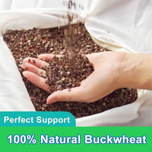 Meditation Cushion with Two Velvet Covers, 16 * 16 * 5.9 inches, Filled with Buckwheat - Round Yoga Bolster (Black) in Kuwait