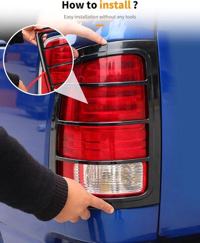 Hoolcar الذيل ضوء غطاء المصباح الخلفي معدات الحماية غطاء صالح ل دودج رام 2009-2017 ، الملحقات الخارجية ، الكروم in Saudi Arabia