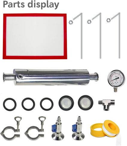 Closed Loop Extractor 90 Gram Stainless Steel Vacuum Chamber/Tube with Tripod Used to Extract from Plant Leaves，Closed Loop Extractor Vacuum Chamber Tube Closed Loop Extraction System in Saudi Arabia