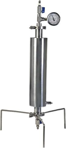 Closed Loop Extractor 90 Gram Stainless Steel Vacuum Chamber/Tube with Tripod Used to Extract from Plant Leaves，Closed Loop Extractor Vacuum Chamber Tube Closed Loop Extraction System in Saudi Arabia