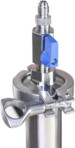 Closed Loop Extractor 90 Gram Stainless Steel Vacuum Chamber/Tube with Tripod Used to Extract from Plant Leaves，Closed Loop Extractor Vacuum Chamber Tube Closed Loop Extraction System in Saudi Arabia