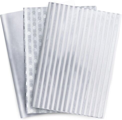 MR FIVE Black and White Tissue Paper Bulk,20" X 28",Black and White Tissue Paper for Gift Bags,Black and White Gift Tissue Paper for Graduation,Birthday,Holiday Party Decoration,30 Sheets (Black) in Saudi Arabia