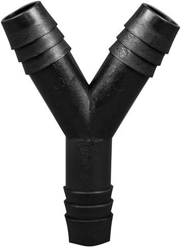 Polypropylene Y-Type Barbed Tubing Connectors (Wye-Shaped), Three 1/2 Inch Barbs, Autoclavable, (Pack of 10) in Saudi Arabia