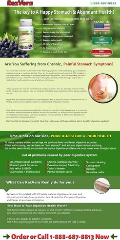 #1 Best All Natural Digestive Supplement for IBS Irritable Bowel Syndrome Stomach Bloating Gas Diarrhea Heartburn Acid Reflux Constipation Indigestion - RezVera 90 Capsules in Saudi Arabia