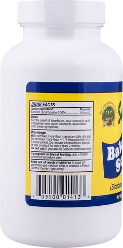 Sanar Naturals Baking Soda, 8 oz - For Digestive Support as Antacid, Baking, Cleaning, Deodorizing, & More in Saudi Arabia