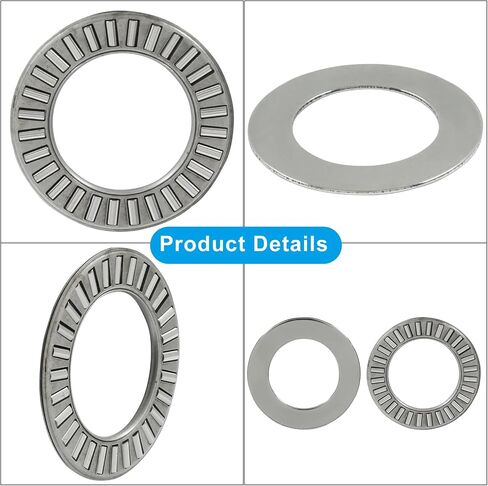 6 Sets Thrust Needle Roller Bearings with Two Washers NTA613+2TRA in Saudi Arabia