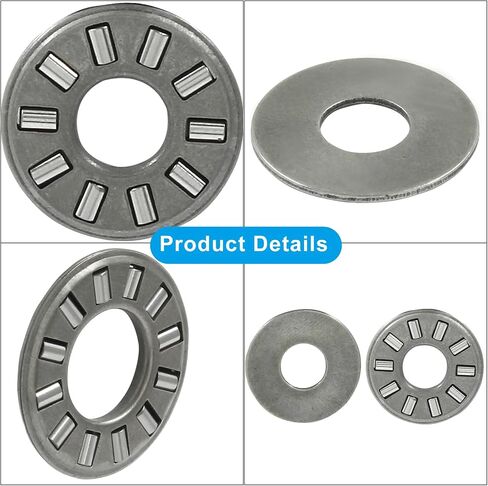 6 Sets Thrust Needle Roller Bearings with Two Washers NTA613+2TRA in Saudi Arabia