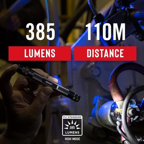 Coast® HP3R 385 Lumen مصباح LED قابل لإعادة الشحن مع Twist Focus™، برتقالي in Saudi Arabia