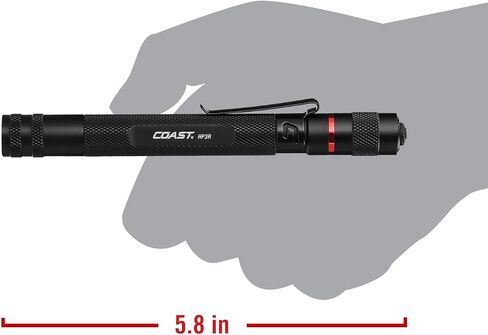 Coast® HP3R 385 Lumen مصباح LED قابل لإعادة الشحن مع Twist Focus™، برتقالي in Saudi Arabia