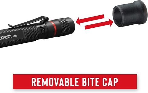 Coast® HP3R 385 Lumen مصباح LED قابل لإعادة الشحن مع Twist Focus™، برتقالي in Saudi Arabia