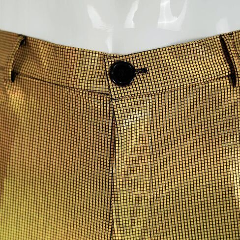 Men's 70s Disco Pants Metallic Sequin Straight Leg Trousers Party Dance Outfits in Saudi Arabia