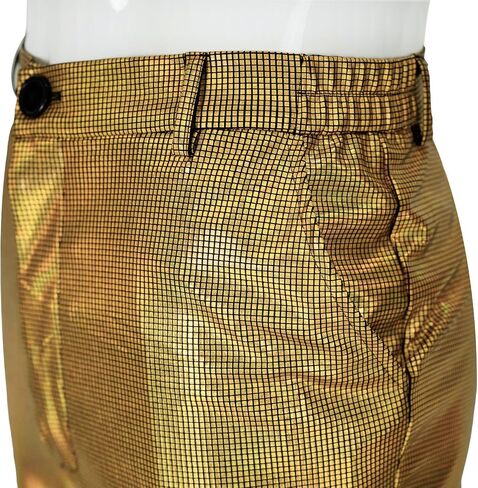 Men's 70s Disco Pants Metallic Sequin Straight Leg Trousers Party Dance Outfits in Saudi Arabia