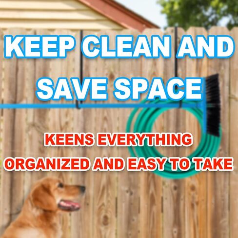 شماعة خطاف عمود حمام السباحة للسياج (15 بوصة) خطاطيف سياج من الفينيل شماعات سياج فولاذية مطلية بمسحوق لتعليق الأضواء والخرطوم والنباتات ومغذيات الطيور وأدوات حمام السباحة (4 عبوات) in Kuwait