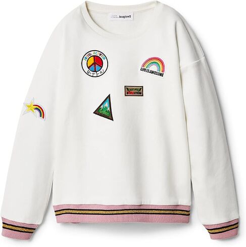 Desigual Girl Flat Knit Pullover Jacket (N) in Saudi Arabia
