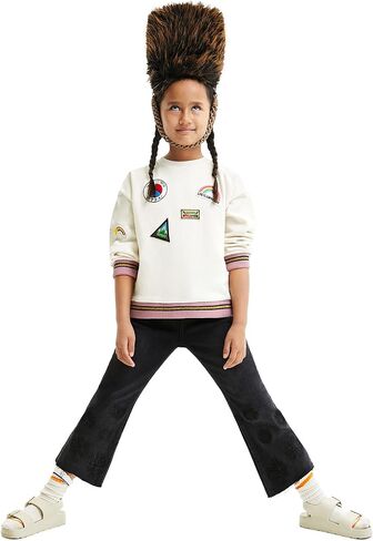 Desigual Girl Flat Knit Pullover Jacket (N) in Saudi Arabia