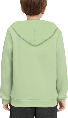 سترة بقلنسوة للفتيات والأولاد والشباب للجنسين، بلوفر بقلنسوة نشط، سترة بقلنسوة فضفاضة مناسبة للأعمار من 6 إلى 16 عامًا in Kuwait