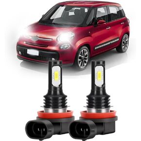 Fit for Fiat 500 500L 500x 2012 2013 2014 2015 2017 2017 2018 2019 2020 Fog Lights Lights ، 8000lm Super Bright H11 Light Light in Kuwait