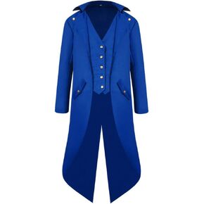 الرجال للرجال steampunk عتيقة tailcoat القوطية المعطف الفيكتوري زي الشرير زي سهرة في منتصف القرن in Saudi Arabia