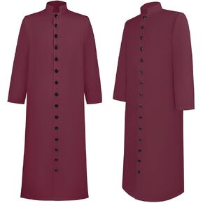 رداء رجال الدين الطويل للرجال للرجال كاهن الكنيسة القس كاسوك رداء الثياب وزير وزير منبر الوزير in Kuwait