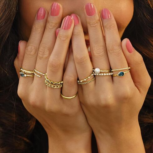 Pure Collection by Ross-Simons 0.70 ct. t.w. London Blue Topaz and .30 ct. t.w. Sapphire Geometric Eternity Band in 14kt Yellow Gold in Saudi Arabia