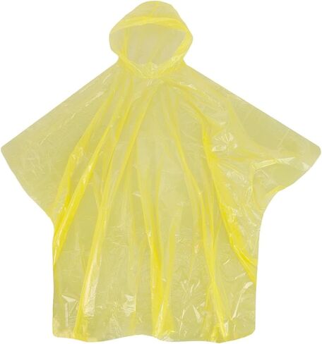 CTM Adult Disposable Rain Ponchos (Pack of 5) in Saudi Arabia