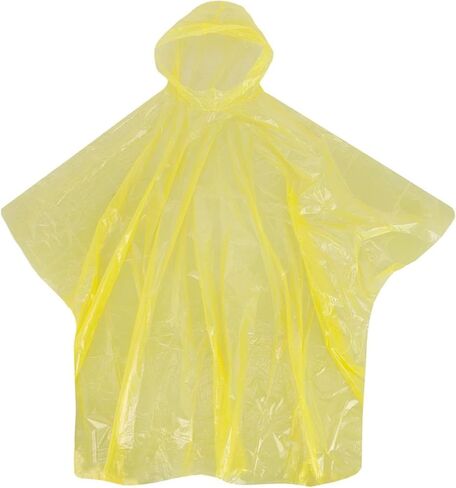 CTM Adult Disposable Rain Ponchos (Pack of 5) in Saudi Arabia