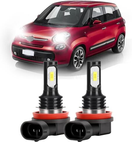 Fit for Fiat 500 500L 500x 2012 2013 2014 2015 2017 2017 2018 2019 2020 Fog Lights Lights ، 8000lm Super Bright H11 Light Light in Kuwait