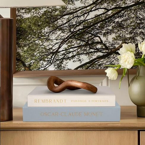 Linen Decorative Books for Home Decor,Set of 2 Aesthetic Faux Decor Book for Decoration,Fake Books for Bookshelf,Keepsake Storage Box (Gray & Beige) in Saudi Arabia