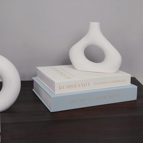 Linen Decorative Books for Home Decor,Set of 2 Aesthetic Faux Decor Book for Decoration,Fake Books for Bookshelf,Keepsake Storage Box (Gray & Beige) in Saudi Arabia