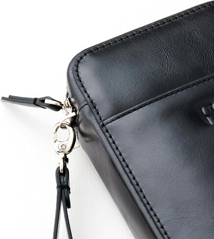 Wristlet for Men & Women, Full-Grain Leather Clutch Bag, RFID Protection, Zipper Pocket, Handcrafted in Kuwait