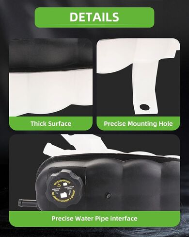 SCITOO 19101-P08-000 Coolant Reservoir Bottle Coolant Overflow Tank Fits For 1992-1995 For Honda Civic 1993-1997 For Honda Civic del Sol in Saudi Arabia