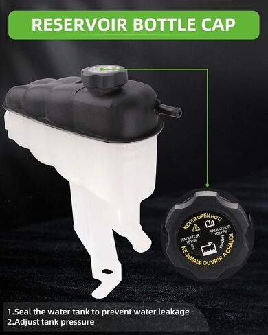 SCITOO 19101-P08-000 Coolant Reservoir Bottle Coolant Overflow Tank Fits For 1992-1995 For Honda Civic 1993-1997 For Honda Civic del Sol in Saudi Arabia