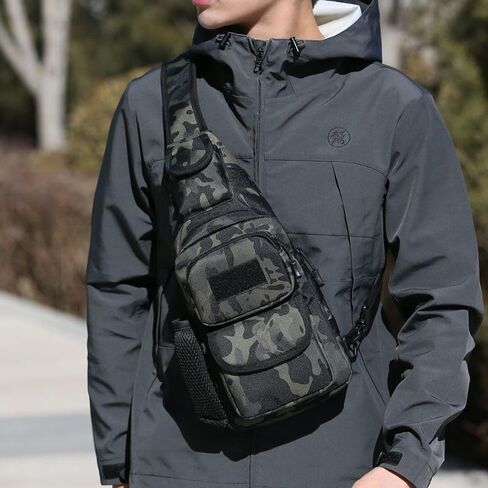 حقيبة حبال Crossbody حقيبة للرجال ، حقيبة حبال التزلج على التزلج ، ودقة نهارية خفيفة الوزن للتنزه في السفر in Saudi Arabia