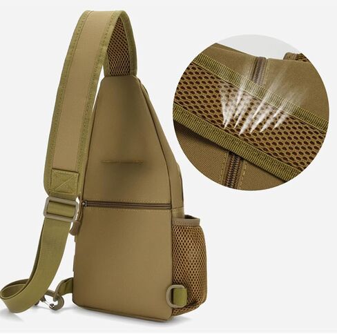 حقيبة حبال Crossbody حقيبة للرجال ، حقيبة حبال التزلج على التزلج ، ودقة نهارية خفيفة الوزن للتنزه في السفر in Saudi Arabia