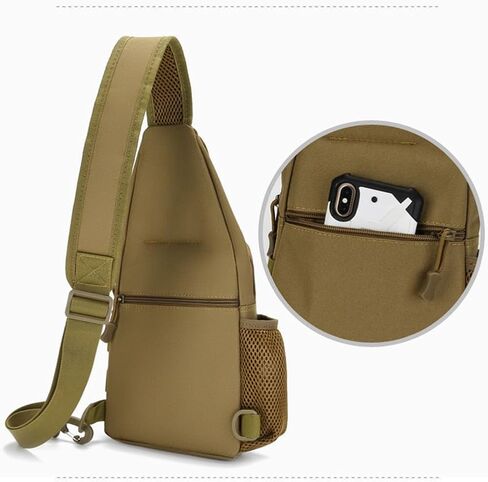 حقيبة حبال Crossbody حقيبة للرجال ، حقيبة حبال التزلج على التزلج ، ودقة نهارية خفيفة الوزن للتنزه في السفر in Saudi Arabia